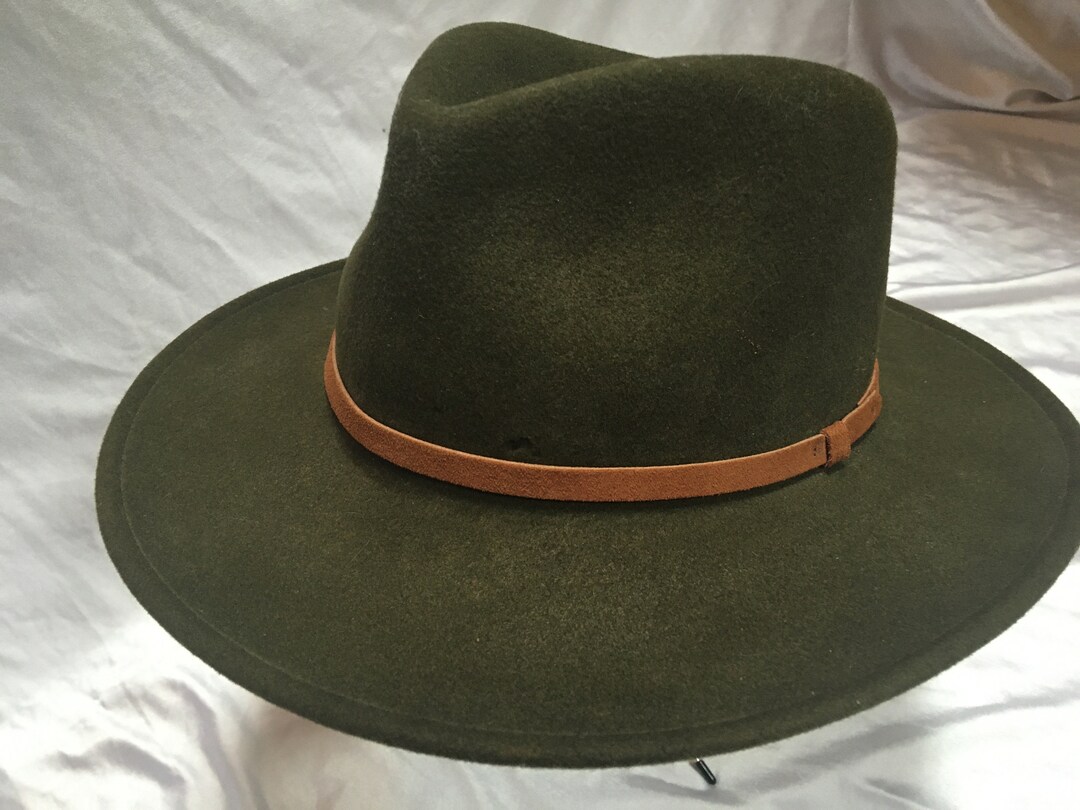 Chapeau Western VINTAGE Broner Suburban Lite – Feutre Laine Vert – Taille XL