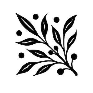 Clipart SVG | Tampon floral | Coupe sur bois | Art de la machine de découpe | Téléchargement instantané