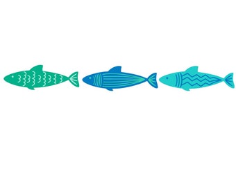 Download Fish Border Etsy