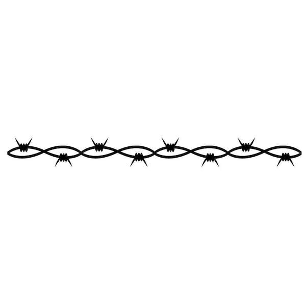 SVG CLIPART Straight Barbed Wire Ranch Farmhouse | Cutting Machine Art | Instant Download