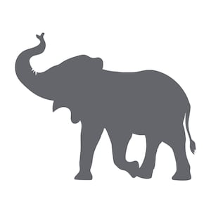 SVG CLIPART Silhouette di elefante / Arte della macchina da taglio / Download immediato