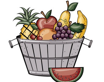 SVG Clipart Basket of Blueberries Cutting Machine Art | Etsy