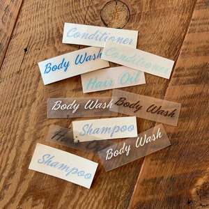 STICKER 1 Beauty Products | Shampoo | Conditioner | Hair Oil | Body Wash | Waterproof | FREE Shipping