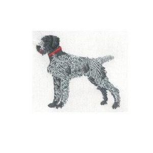 BRODERI 5 cm W Tysk strävhårig pointer | Omedelbar digital nedladdning