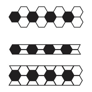SVG CLIPART Straight Soccer Ball Border | Cutting Machine Art | Instant Download