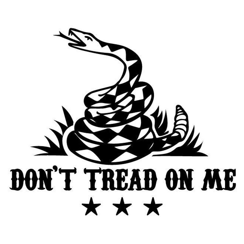 Dont Tread on Me Svg - Etsy