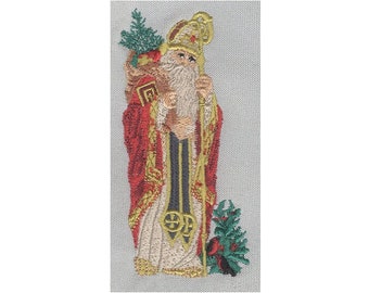 EMBROIDERY St. Nicholas | Christmas Saint | Merry Christmas | Catholic Religious Saint | Instant Digital Download