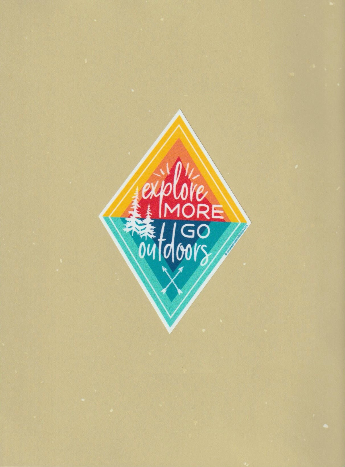 Go Explore Sticker STICKER Explore More Go Outdoors | Waterproof | 3.75
