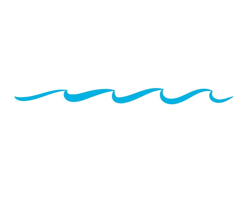 Download SVG CLIPART Straight Ocean Wave Border Cutting Machine Art ...