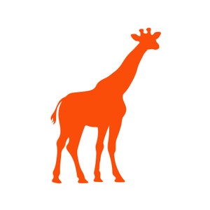 SVG クリップ アート キリンのシルエット | カッティングマシン アート | すぐにダウンロード