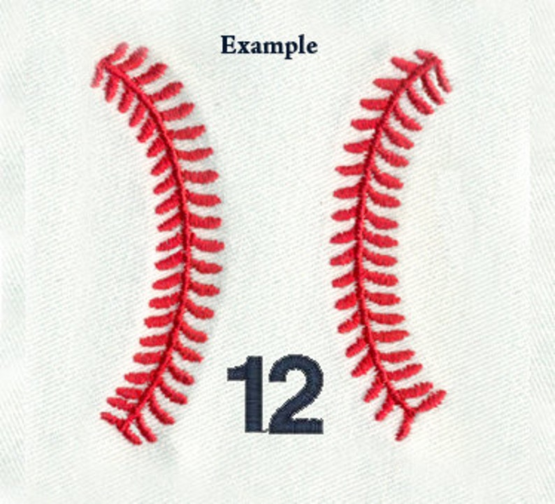 Embroidery baseball stitches or softball stitches sport  etsy Embroidery baseball stitches or softball stitches sport  etsy
