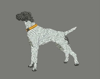 EMBROIDERY 2 "W Deutsch Kurzhaar ohne Flecken | Sofortiger digitaler Download