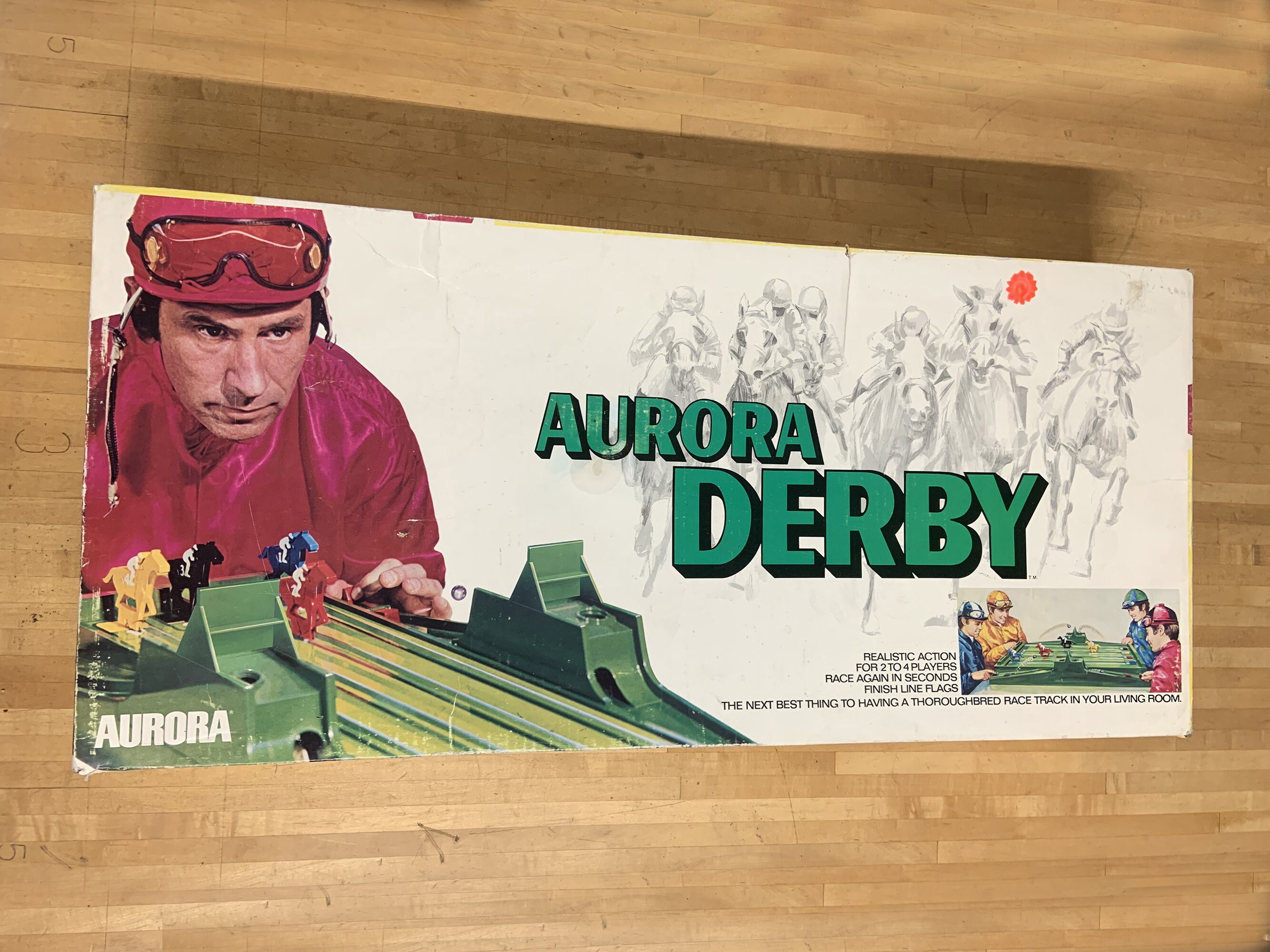 VINTAGE 1972 Vintage Aurora Derby Horse Race Table Top Game - Etsy