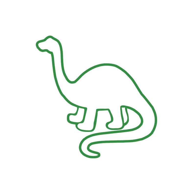 Download SVG CLIPART Dinosaur Outline Cutting Machine Art Instant ...