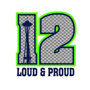 SVG CLIPART 12th Fan | Seattle  | Cutting Machine Art | Instant Download