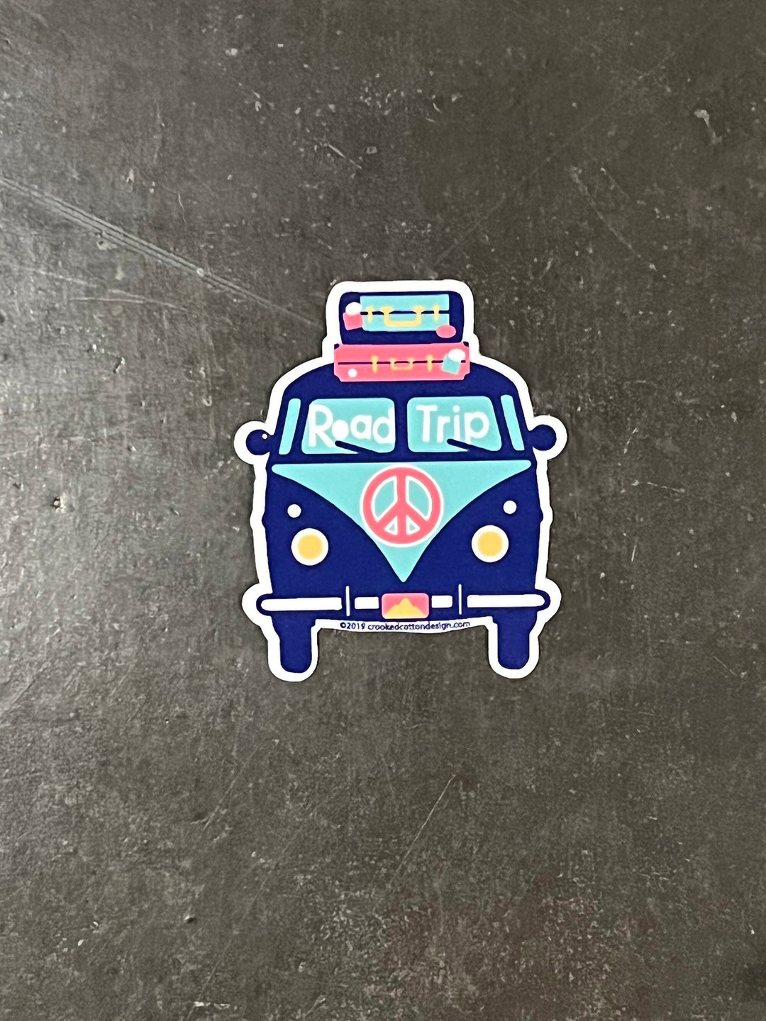 STICKER Road Trip Van | Happy Camper | Waterproof | 2 Sizes Offered ...