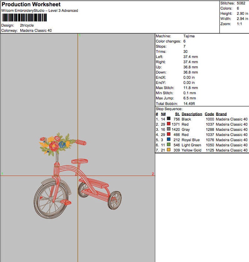 stitch tricycle