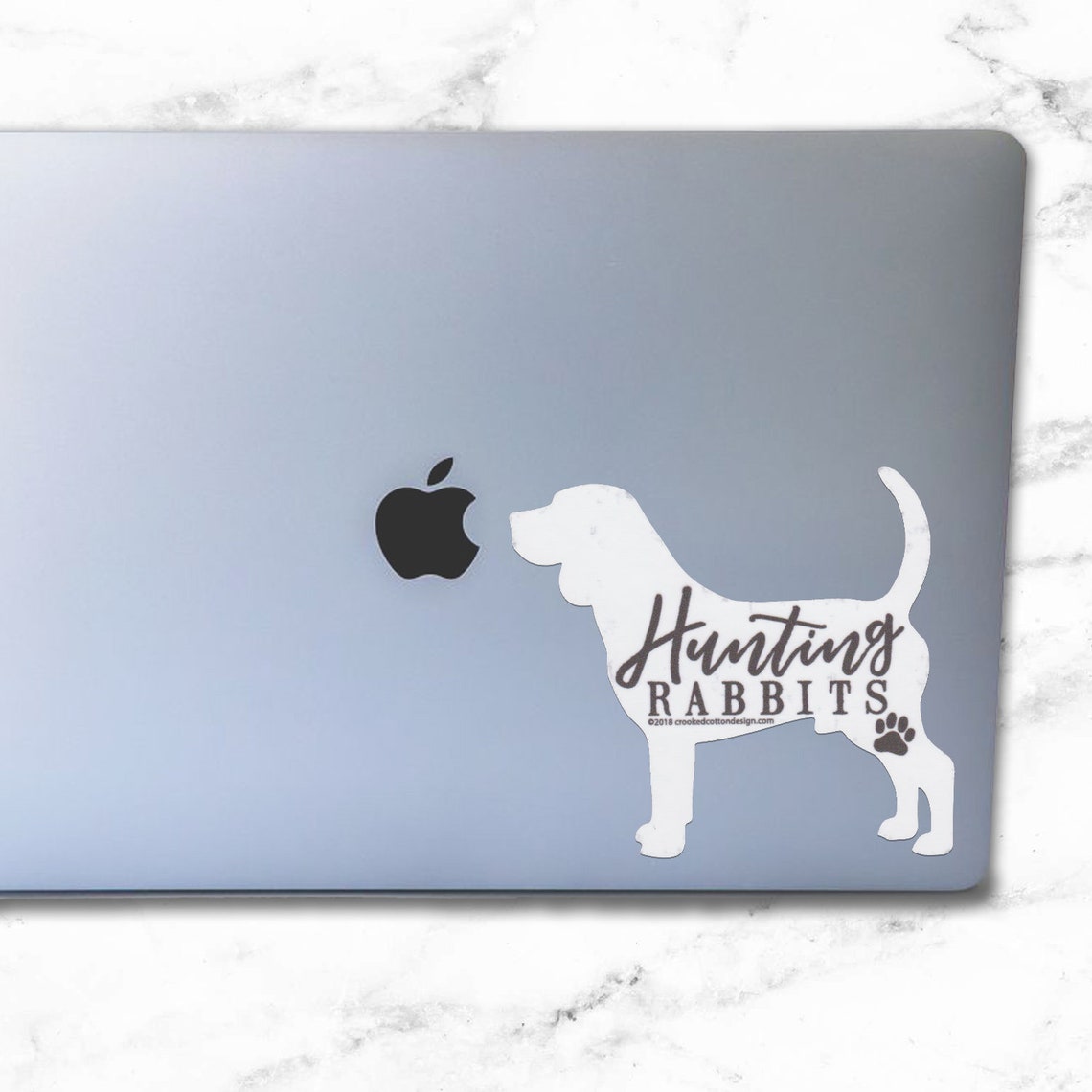 STICKER Beagle Hunting Rabbits Waterproof 4w X - Etsy