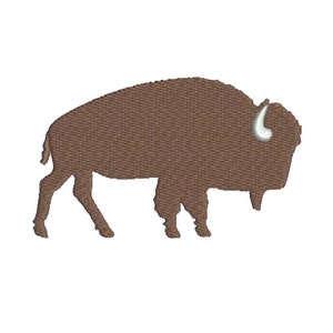 EMBROIDERY 2&quot; W Small - Just a Wild Buffalo | Instant Digital Download