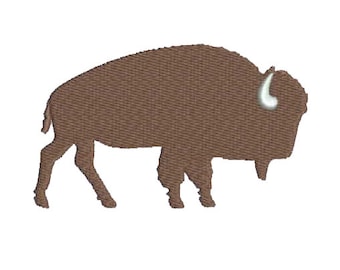 EMBROIDERY 4" W Large - Just a Wild Buffalo | Instant Digital Download