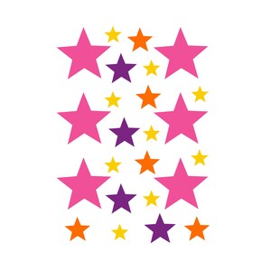 SVG CLIPART Star Cutout Page | Cut File Full Sheet | Cutting Machine Art | Instant Download