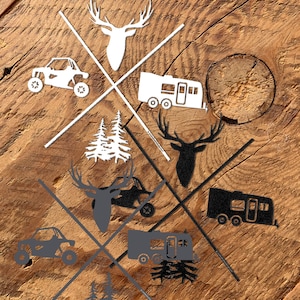 STICKER 1 Outdoor Camping Adventure | RZR AtV | Camper | Waterproof | 5"w x 5"T | FREE Shipping