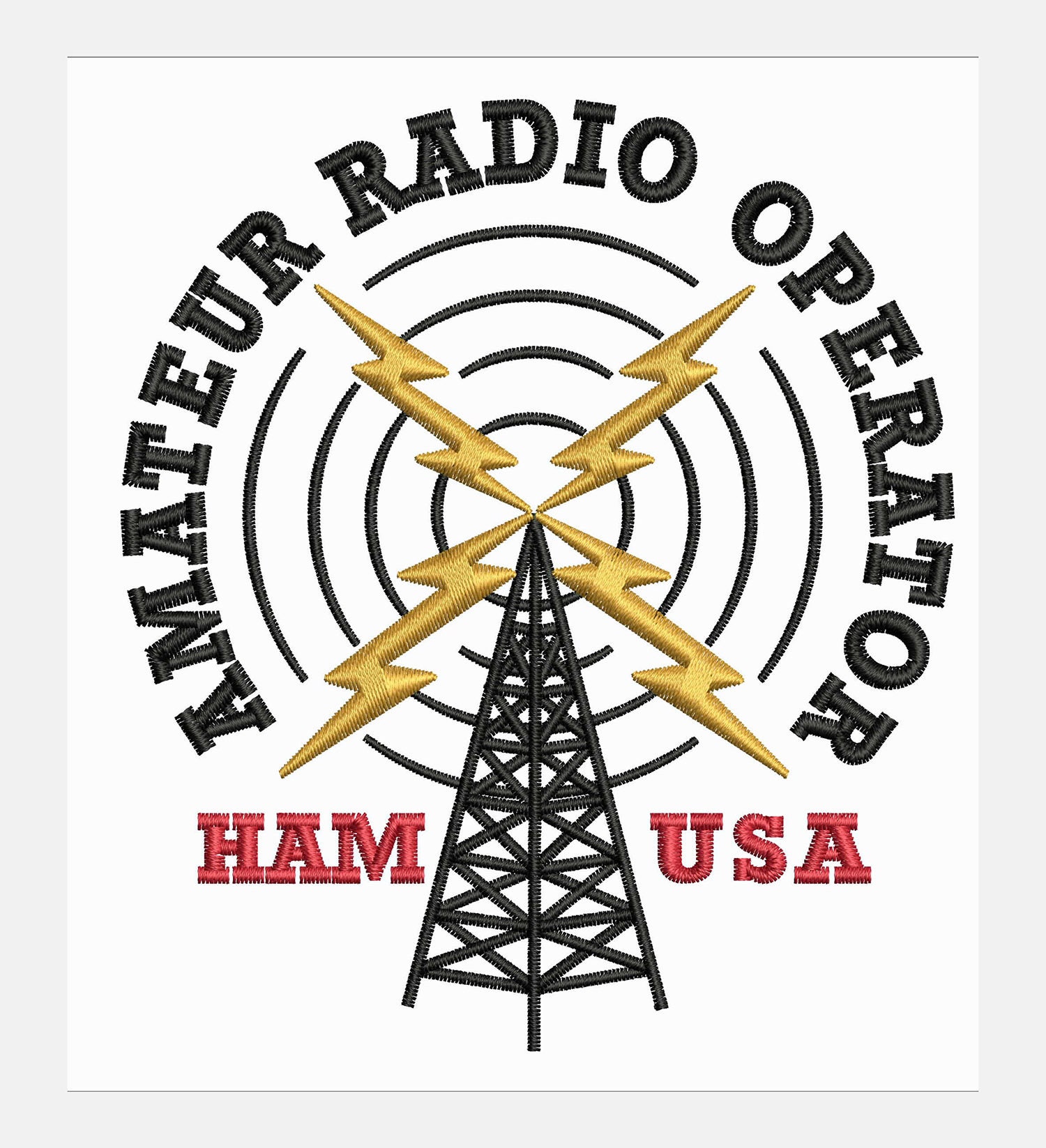 EMBROIDERY 3.73T HAM Amateur Radio Operator | Instant Digital
