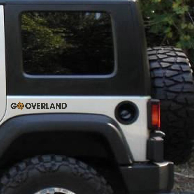 Overland Sticker STICKER GO Overland | Outdoor Rugged Vehicles | 4 Sizes | Waterproof ...