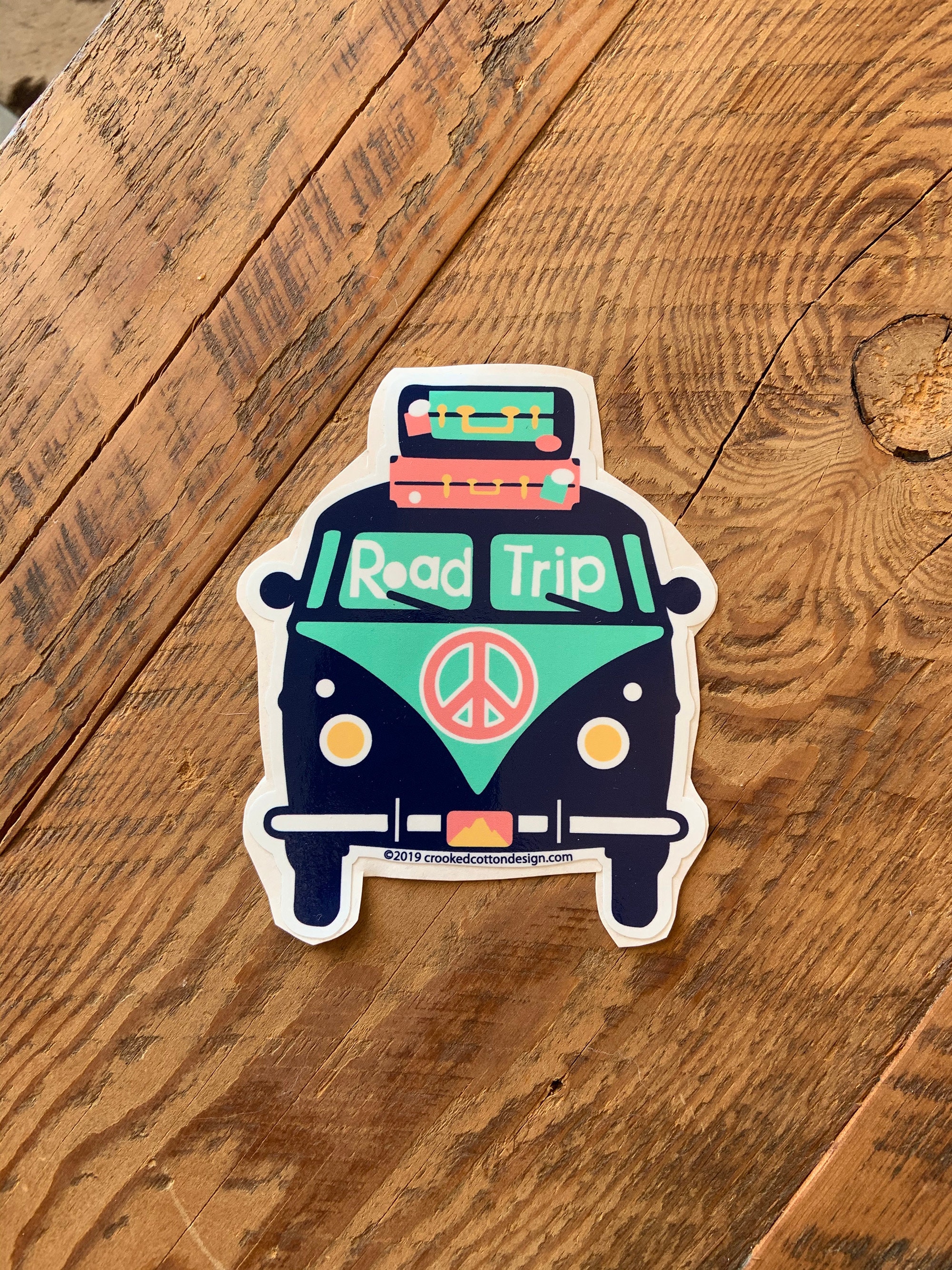 STICKER Road Trip Van | Happy Camper | Waterproof | 2 Sizes Offered ...