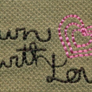 Embroidery Sewn With Love Instant Digital Download Etsy