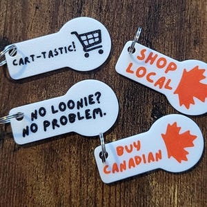 Custom Design Cart Tokens! Fits Canadian Carts