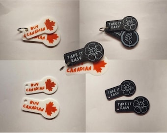 Quarter & Loonie Cart Token Set