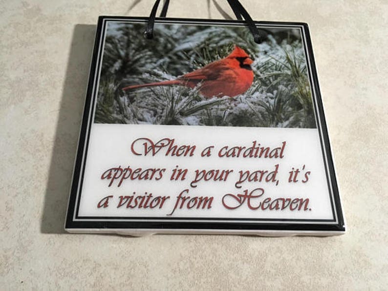 Cardinal Sign / Heaven Cardinal Sign / Cardinal Appears Sign / Etsy