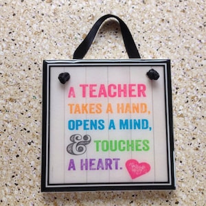 Teacher Appreciation Gift / teacher Coasters / teacher gift idea / teacher thank you / teacher custom gift