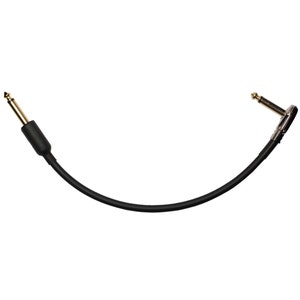 May include: A black guitar cable with gold-plated 1/4-inch right-angle plugs.