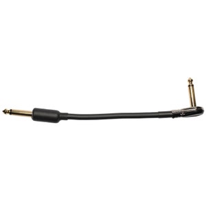 May include: Black guitar cable with gold-plated right-angle 1/4 inch connectors.