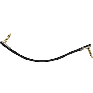 2 Ft S-Shape Castline Gold Mogami 2524 Guitar Pedal Board Patch Cable TS Low Profile Pancake Connector