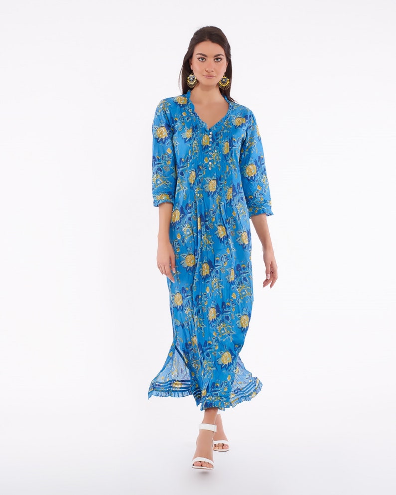 Long Summer Dress in Light Cotton for Women Etsy