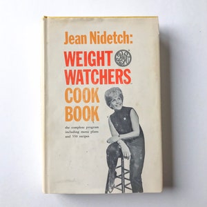 Weight Watchers Hardcover Cook Book // Vintage Jean Nidetch Cook Book