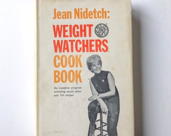 Weight Watchers Hardcover Cook Book // Vintage Jean Nidetch Cook Book
