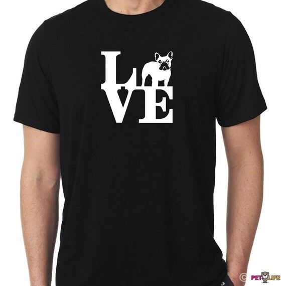 Love French Bulldog T-shirt Park Frenchie T280 - Etsy