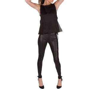 MOVIMENTO-Bekleidung versandfertig "Geme" Reversible schwarz bis grau zeitgenössische Streetwear Tunika gemacht Fair Trade Arbeit in DTLA (kostenloser Versand)
