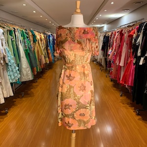 1960’s Silk Floral Mini Dress
