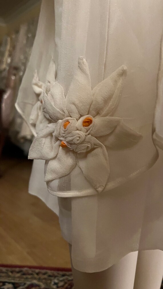 Picture of Beaded Sheath White Gown - Etsy