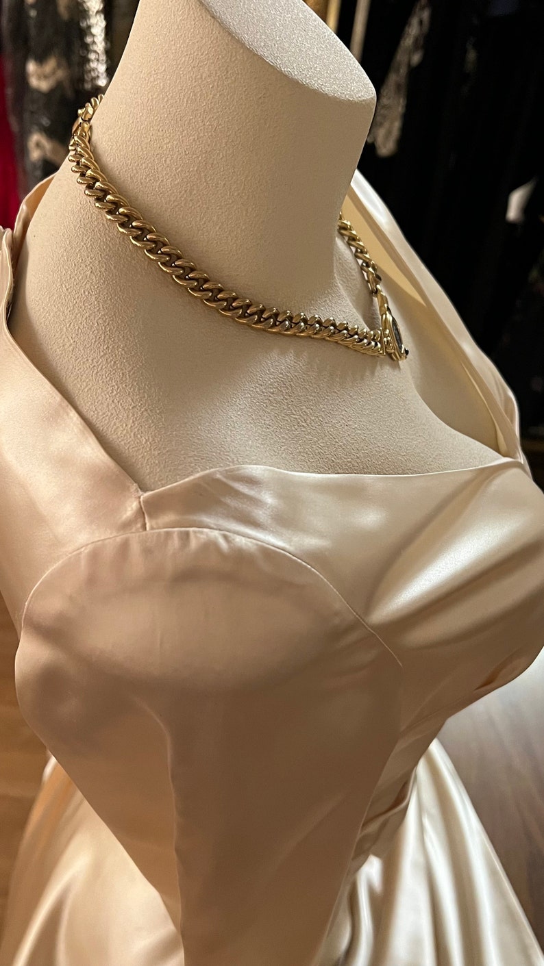 Ivory Silk Peau De Soie Parade main image 0