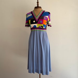 1960s Emilio Pucci Silk Knit Short Sleeve Dress