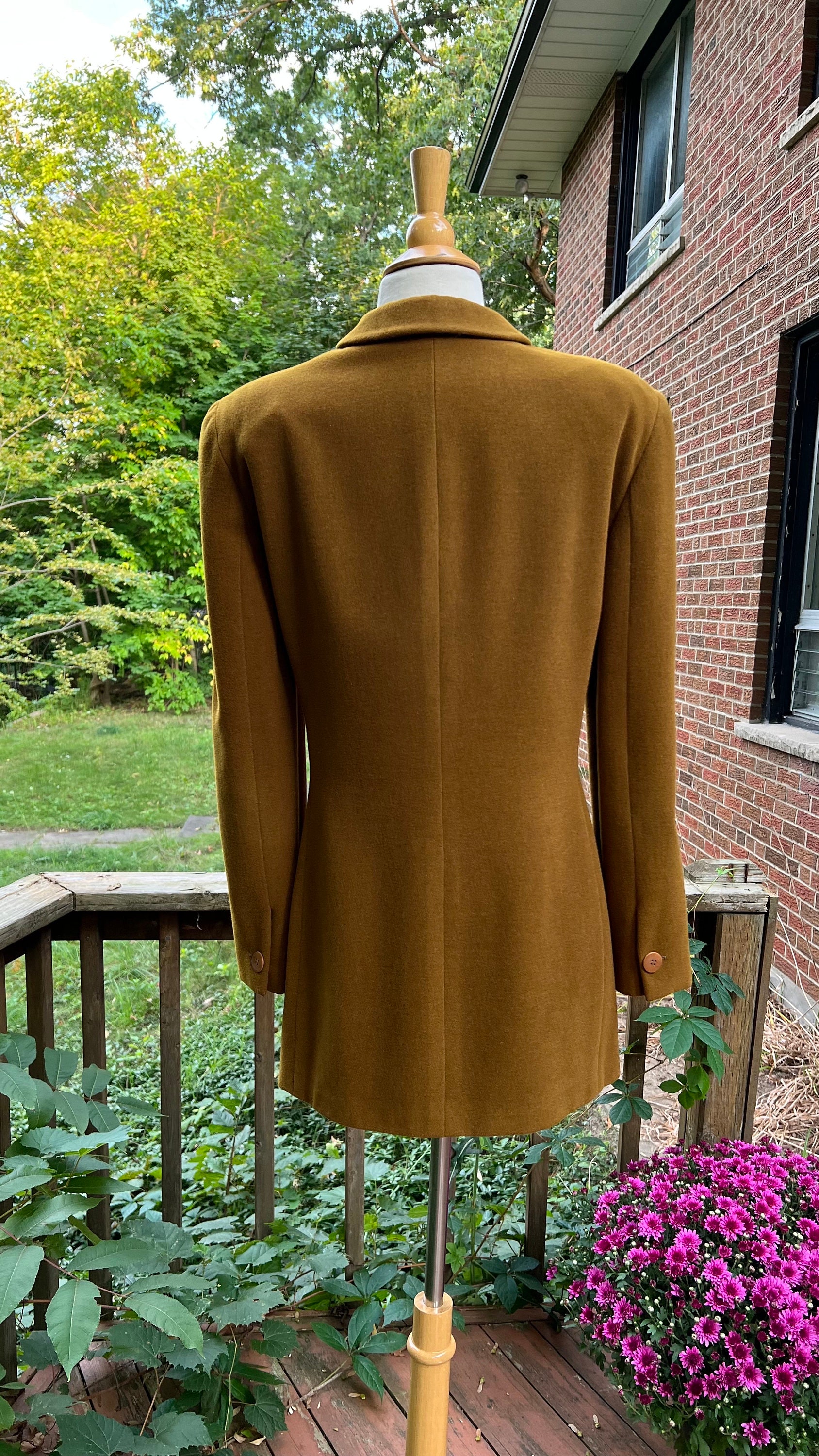 2000's Giorgio Armani Angora/pure New Wool Jacket - Etsy Israel