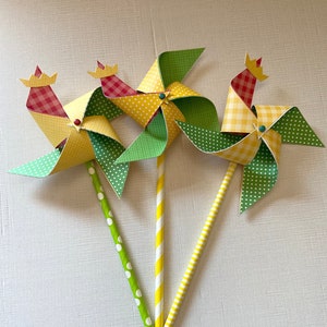 Pinwheels for baby showers or first birthday