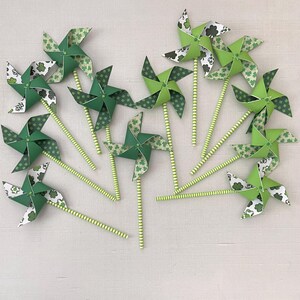 St Patrick's Day Spinning Pinwheels | Shamrocks Pinwheels | Green ...