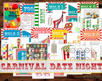 Carnival Date Night Printable - Instant Download